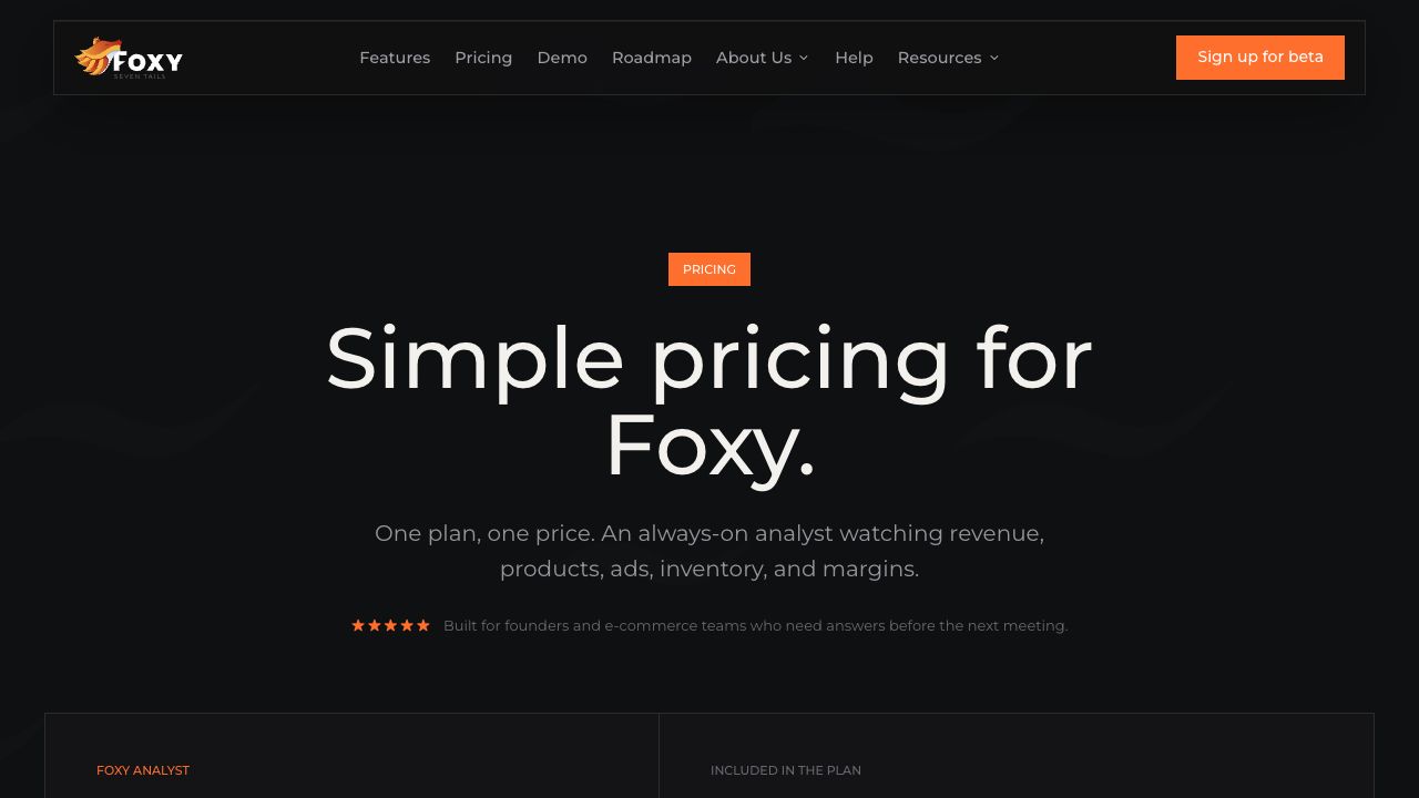 Simple beta pricing