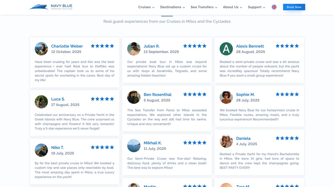 Reviews built for scanning